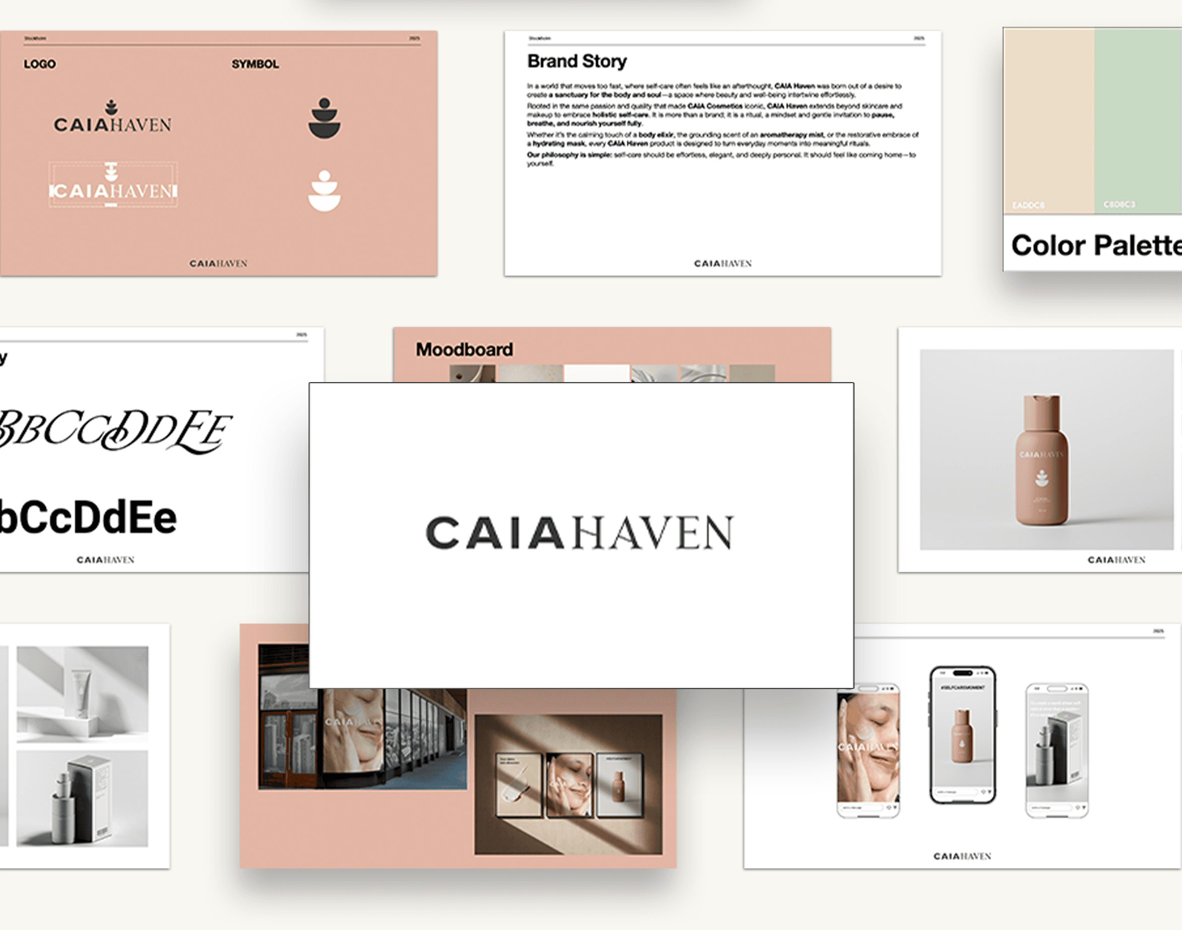 CAIA Haven – Brand Board